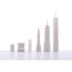 Луксозен шах Skyline Chess - Acrylic London vs New York Edition - Image 2