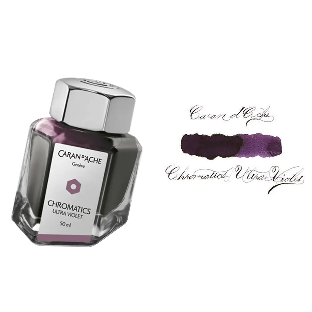 mastilnica-caran-dache-chromatics-ultraviolet-50-ml-691ddb3609193 Мастилница Caran d`Ache - Chromatics, Ultraviolet, 50 мл - Image 1