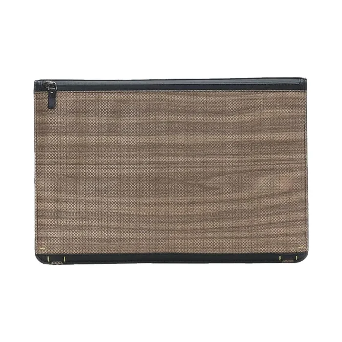 Мъжка чанта Pininfarina - Folio, орехов десен от истинско дърво - Image 2