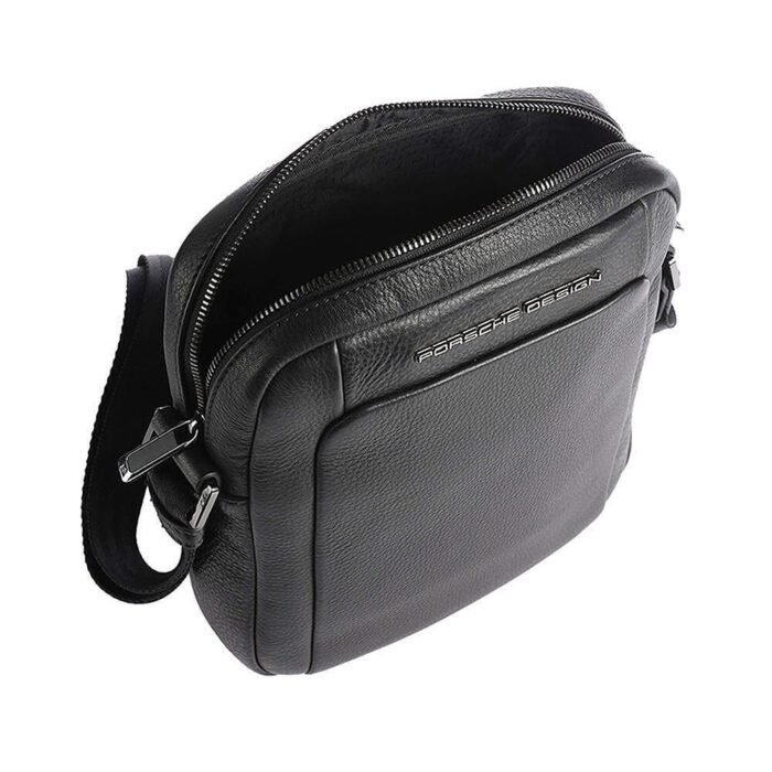 Мъжка чанта за през рамо Porsche Design - Roadster Leather XS, черна - Image 2
