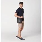 Мъжка чанта за през рамо Porsche Design - Roadster Leather XS, черна - Image 6