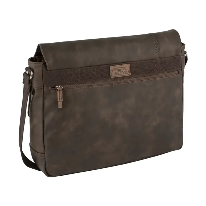Мъжка чанта за рамо Camel Active - Laos Messenger, тъмнокафява - Image 2