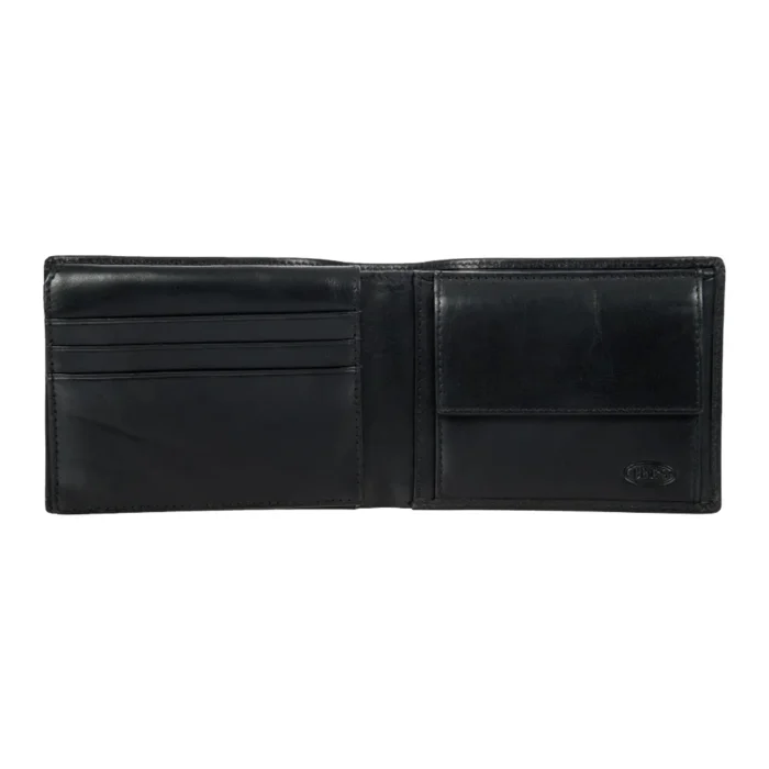 Мъжки портфейл Bric's - Monte Rosa Flip, RFID защита, монетник, черен - Image 2