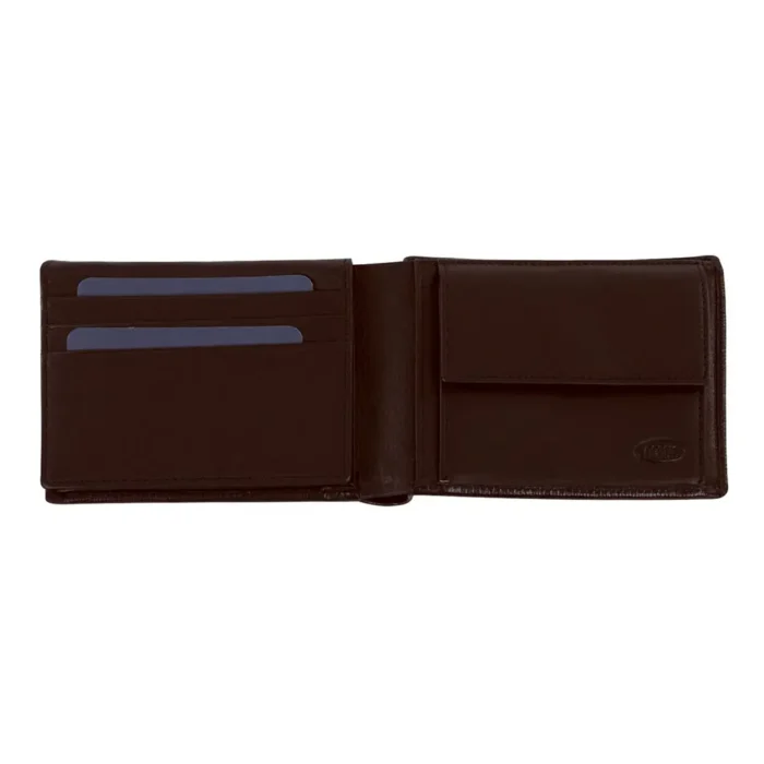 Мъжки портфейл Bric's - Monte Rosa Flip, RFID защита, монетник, кафяв - Image 2