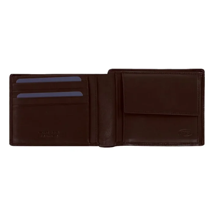 Мъжки портфейл Bric's - Monte Rosa, RFID защита, монетник, кафяв - Image 2