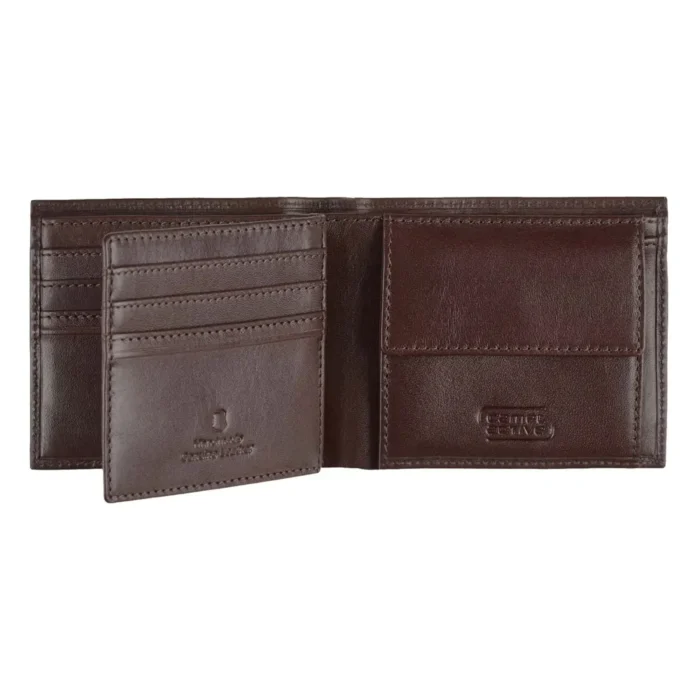 Мъжки портфейл Camel Active - Wood Jeans, RFID защита, кафяв - Image 2
