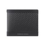 Мъжки портфейл Porsche Design - Carbon 4,  с монетник и RFID защита, черен