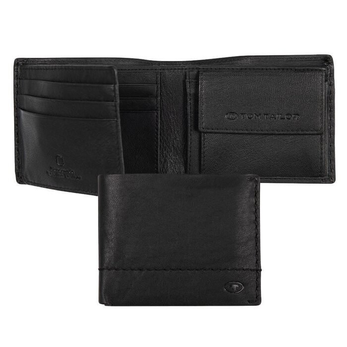 Мъжки портфейл Tom Tailor - KAI, RFID защита, черен - Image 3