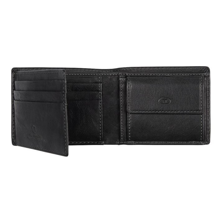 Мъжки портфейл Tom Tailor - LARY, RFID защита, черен - Image 2
