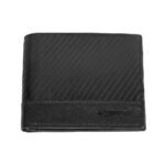 Мъжки портфейл Zippo -  Carbon, с монетник, RFID защита, черен