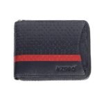 Мъжки портфейл Zippo - Navy Blue, с цип и подвижен калъф за документи, тъмносин