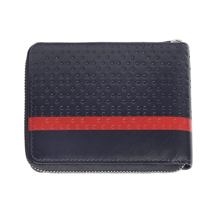 Мъжки портфейл Zippo - Navy Blue, с цип и подвижен калъф за документи, тъмносин - Image 7