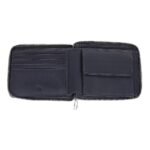 Мъжки портфейл Zippo - Navy Blue, с цип и подвижен калъф за документи, тъмносин - Image 3