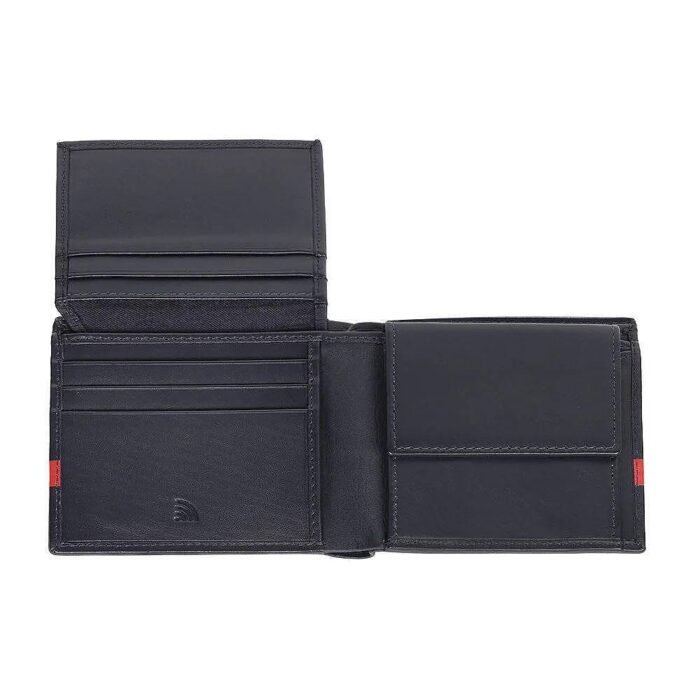 Мъжки портфейл Zippo - Navy Blue, с RFID защита и монетник, тъмносин - Image 3