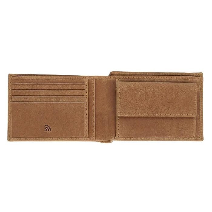 Мъжки портфейл Zippo - Vintage, с монетник, кафяв - Image 2
