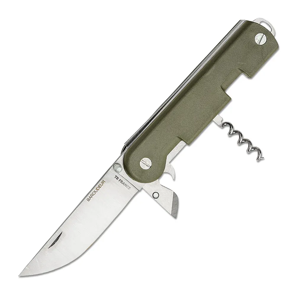 mnogofunkcionalen-sgavaem-noz-tb-outdoor-baroudeur-zelen-s-kalaf-69c14fd40ecf9 Многофункционален сгъваем нож TB Outdoor - Baroudeur, зелен, с калъф - Image 1