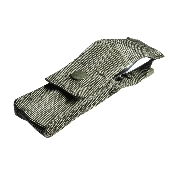 Многофункционален сгъваем нож TB Outdoor - Baroudeur, зелен, с калъф - Image 6