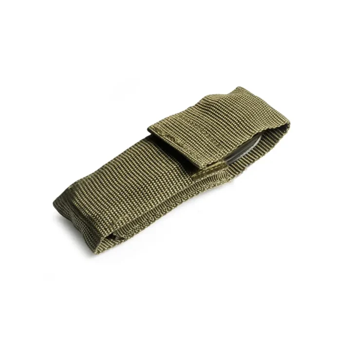 Многофункционален сгъваем нож TB Outdoor - Bivouac®, с калъф, зелен - Image 5