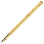 Писалка Caran d'Ache - Ecridor Chevron, златиста, M перо