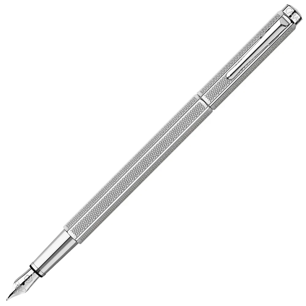 pisalka-caran-dache-ecridor-retro-palladium-srebrista-m-pero-copy-691dce121b8d1 Писалка Caran d'Ache - Ecridor Retro Palladium, сребриста, F перо - Image 1