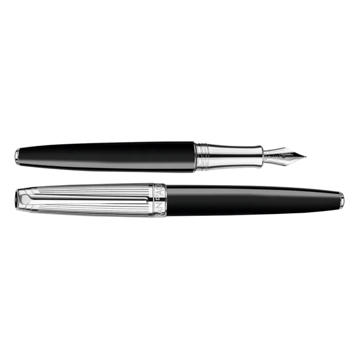 Писалка Caran d'Ache - Leman Bicolor Black/Silver, М перо - Image 2