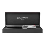 Писалка Caran d'Ache - Leman Bicolor Black/Silver, М перо - Image 3