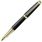 Писалка Caran d'Ache - Leman Ebony Black/Gold, F перо
