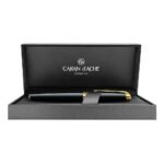 Писалка Caran d'Ache - Leman Ebony Black/Gold, F перо - Image 3