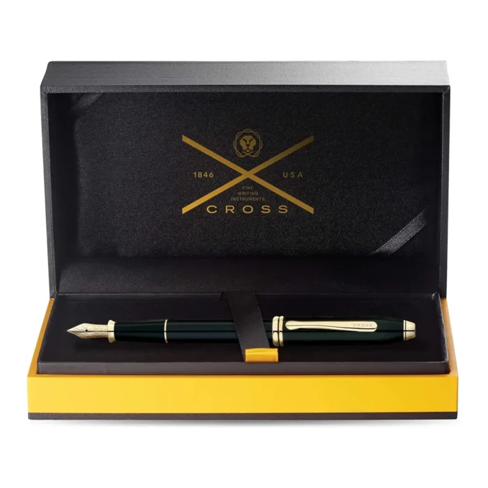 Писалка Cross Townsend - Black/Gold, F перо - Image 3