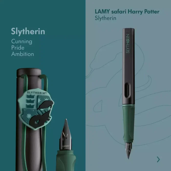 Писалка Lamy Safari Special Edition Harry Potter - Slytherin, M перо - Image 6