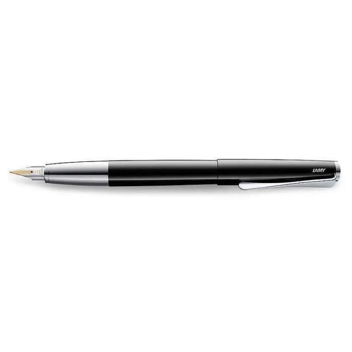 Писалка Lamy - Studio Piano black, F размер златно перо, черен лак - Image 2