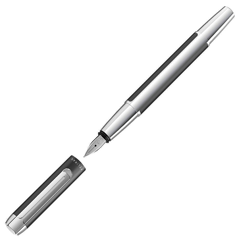 Писалка Pelikan - Pura Series Anthracite, F Писалка Pelikan - Pura Series Anthracite, M перо - Image 1