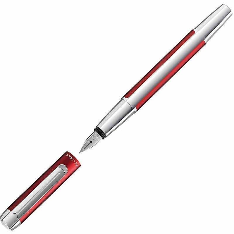 Писалка Pelikan - Pura Series Bordeaux, F Писалка Pelikan - Pura Series Bordeaux, M перо - Image 1
