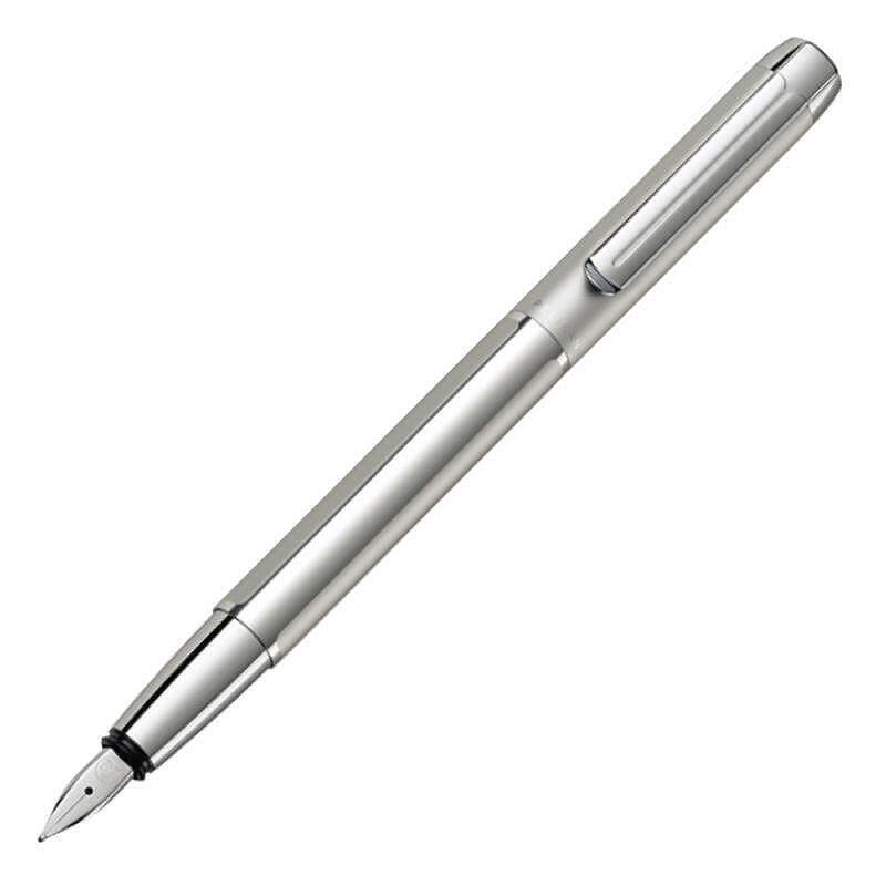 Писалка Pelikan - Pura Series, сребриста, F Писалка Pelikan - Pura Series, M перо, сребриста - Image 1