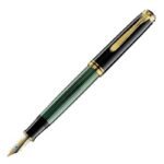 Писалка Pelikan - Souveran 800 Series, Black/Green, F перо