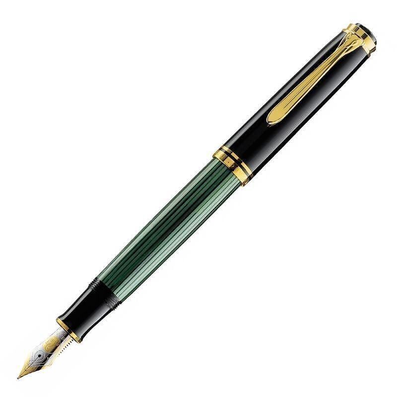Писалка Pelikan - Souveran 800 Series, Black/Green, М перо Писалка Pelikan - Souveran 800 Series, Black/Green, М перо - Image 1