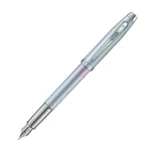 Писалка Sheaffer 100 - Expressions, Chrome-Plated Trims, синя/розова, F перо