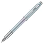 Писалка Sheaffer 100 - Expressions, Chrome-Plated Trims, синя/розова, M перо