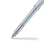 Писалка Sheaffer 100 - Expressions, Chrome-Plated Trims, синя/розова, M перо - Image 2