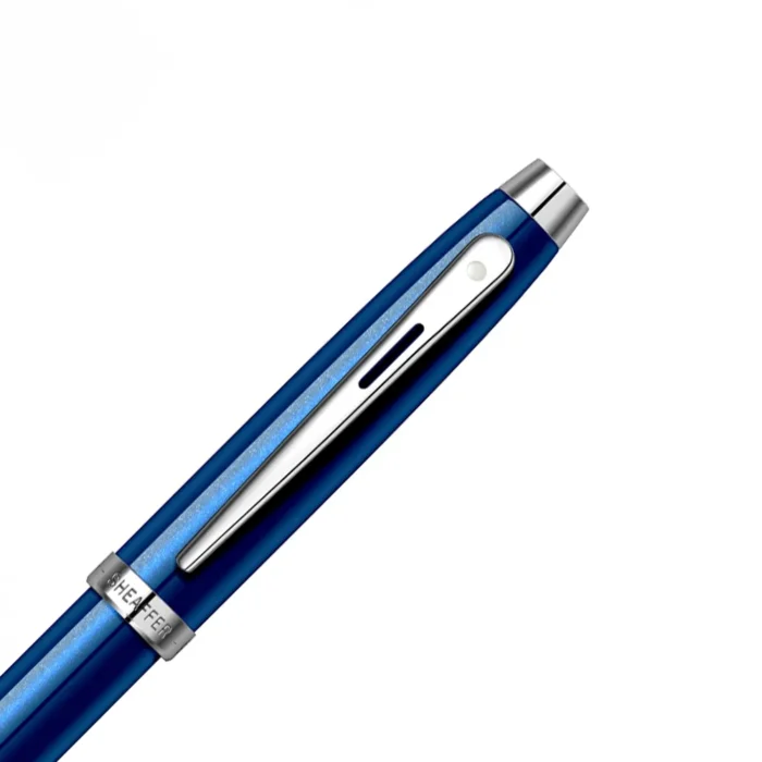 Писалка Sheaffer - 100 Glossy Blue Lacquer/Chrome - Image 2