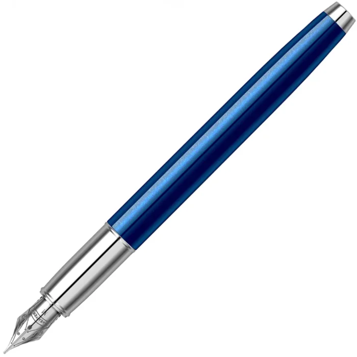 Писалка Sheaffer - 100 Glossy Blue Lacquer/Chrome - Image 4