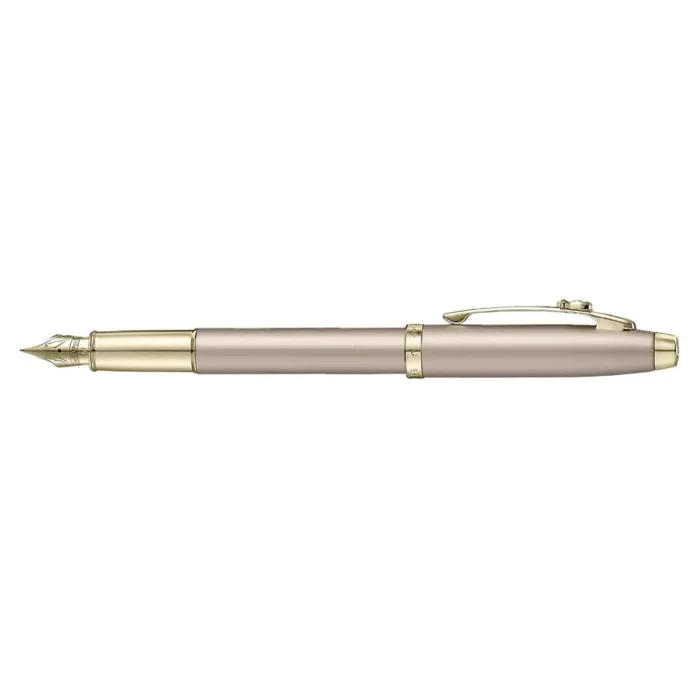 Писалка Sheaffer 100 x Emily in Paris - Champagne Gold with Champagne Gold Trims, F перо - Image 2