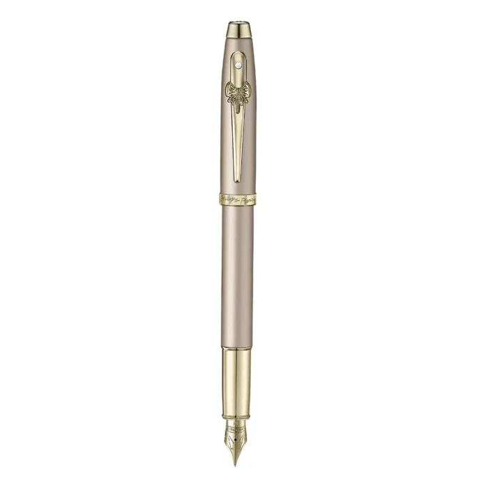 Писалка Sheaffer 100 x Emily in Paris - Champagne Gold with Champagne Gold Trims, F перо - Image 3