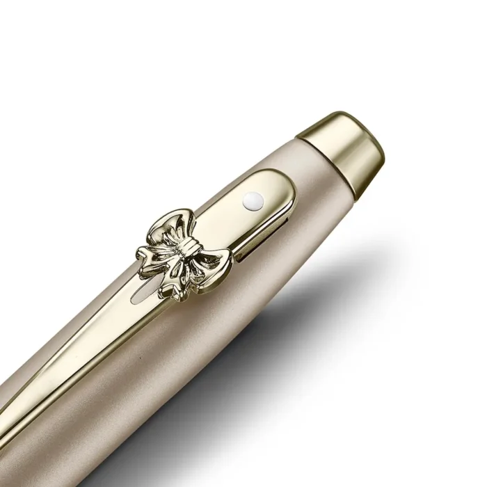 Писалка Sheaffer 100 x Emily in Paris - Champagne Gold with Champagne Gold Trims, F перо - Image 6