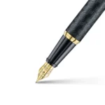 Писалка Sheaffer 300 - Engraved Matt Black Barrel and Shine Chrome Cap, размер М - Image 5