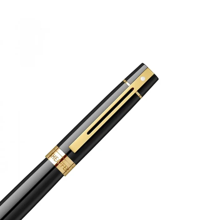 Писалка Sheaffer - 300 Glossy Black GT, M перо - Image 2
