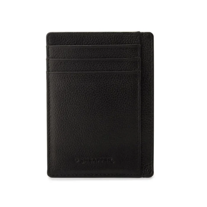 Подаръчен комплект Sheaffer - химикалка 300 Black CT и калъф за кредитни карти и документи - Image 2