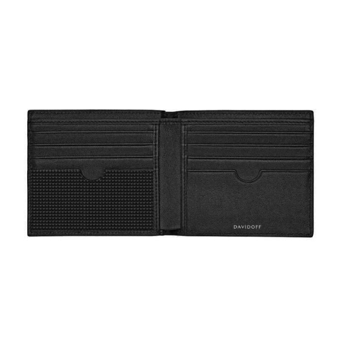 Портфейл DAVIDOFF - Paris, с 8 отделения за карти, черен - Image 2
