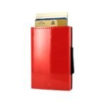 Портфейл Ogon Cascade Slim, Glossy Cherry