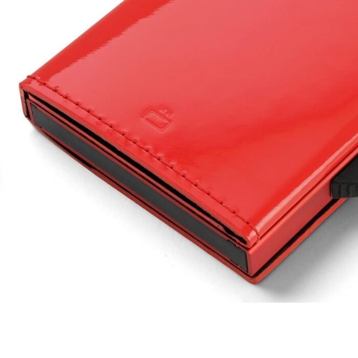 Портфейл Ogon Cascade Slim, Glossy Cherry - Image 3